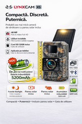 Despre camera de monitorizare Lynxcam XS