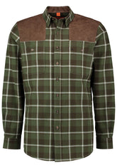 Camasa Orbis Tom Collins verde cu maro