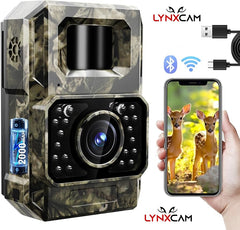 LYNXCAM Camera monitorizare 48 MP 30FPS WiFi Bluetooth - Articole de Vanatoare