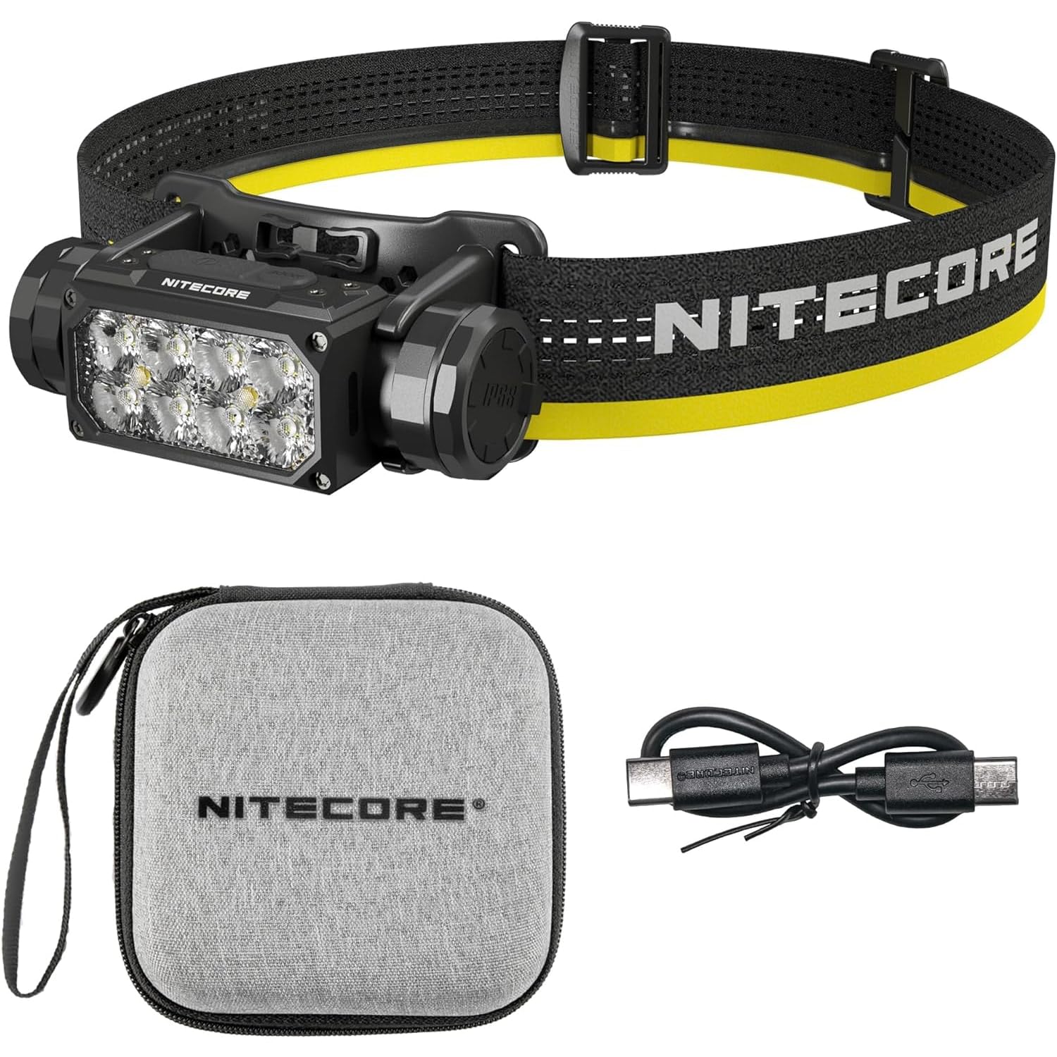 Lanternă Frontală Nitecore HC65 UHE Reîncărcabilă USB-C 2000 - Articole de Vanatoare