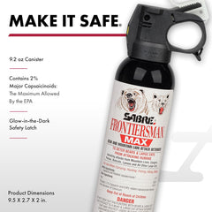 Spray anti urs Frontiers Man 272 ml + Husa
