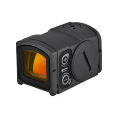 Detaliu dispozitiv ochire punct roșu Aimpoint Acro P2 Sniper Gray butoane reglare lentila articolevanatoare