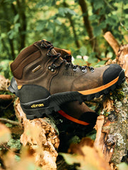 Bocanci Vânătoare și Trekking Aigle Altavio Cuir Gore-Tex® & Vibram® – Piele Naturală, Maro Închis