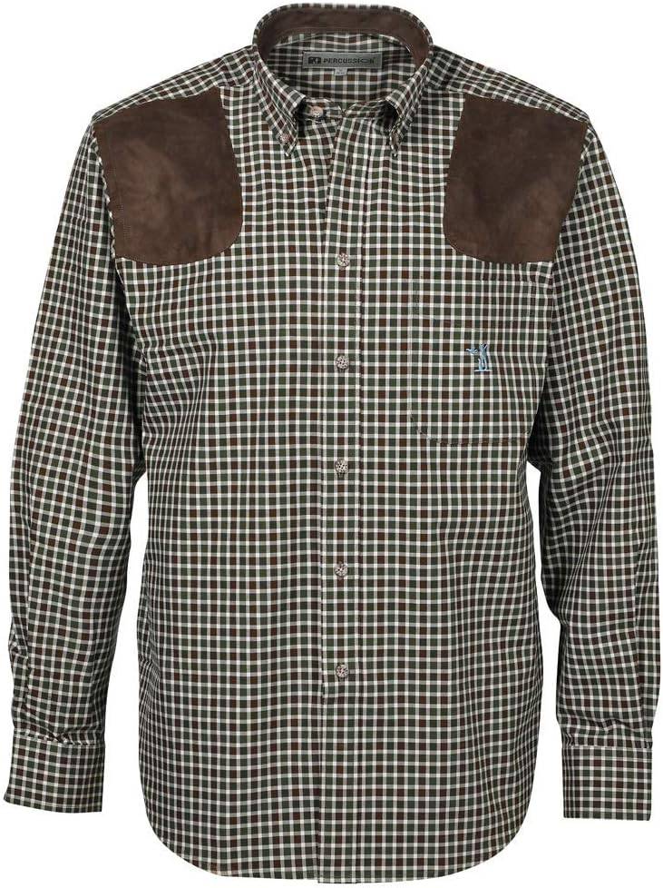 CAMASA SOLOGNE MARRON VERT TREESCO - Articole de Vanatoare