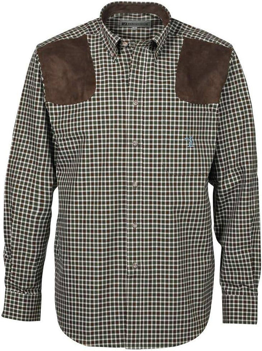 CAMASA SOLOGNE MARRON VERT TREESCO - Articole de Vanatoare