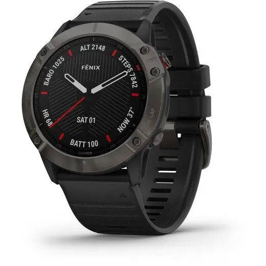 Ceas Garmin Fenix 6X Sapphire Negru Carbon - Articole de Vanatoare