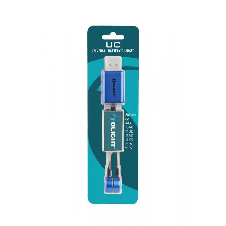 Incarcator magnetic universal acumulatori USB Olight UC - Articole de Vanatoare