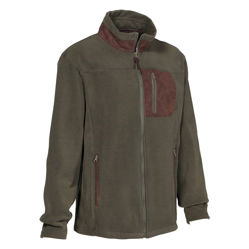 JACHETA FLEECE KAKI TREESCO - Articole de Vanatoare