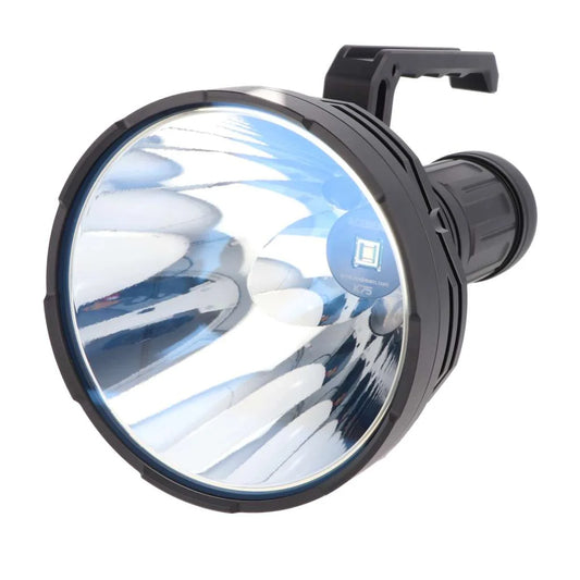 Lanterna profesionala Acebeam K75 2.0 articolevanatoare neagra cu maner si reflector LED