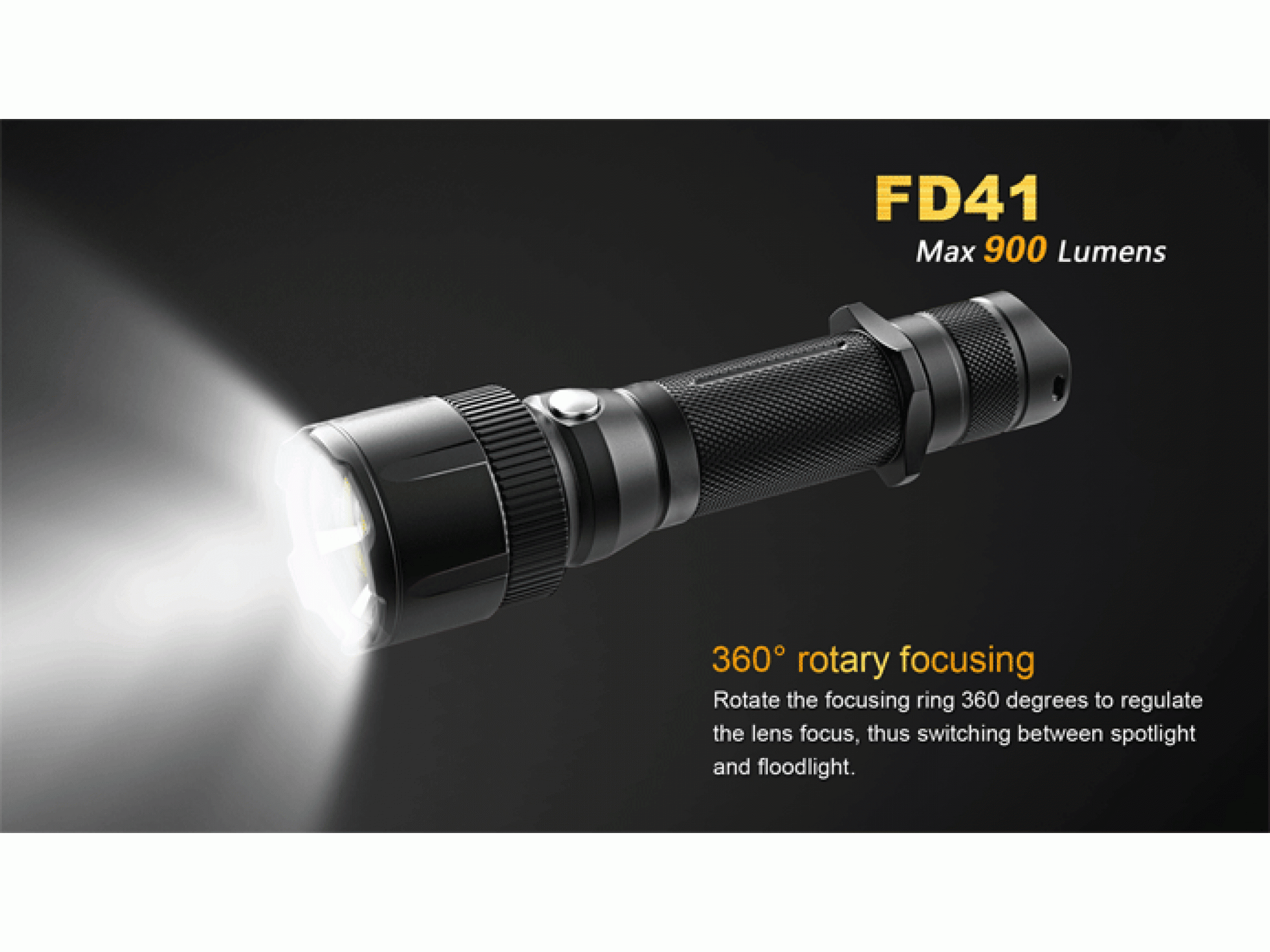 Lanterna Fenix FD41 focusare ajustabila - Articole de Vanatoare