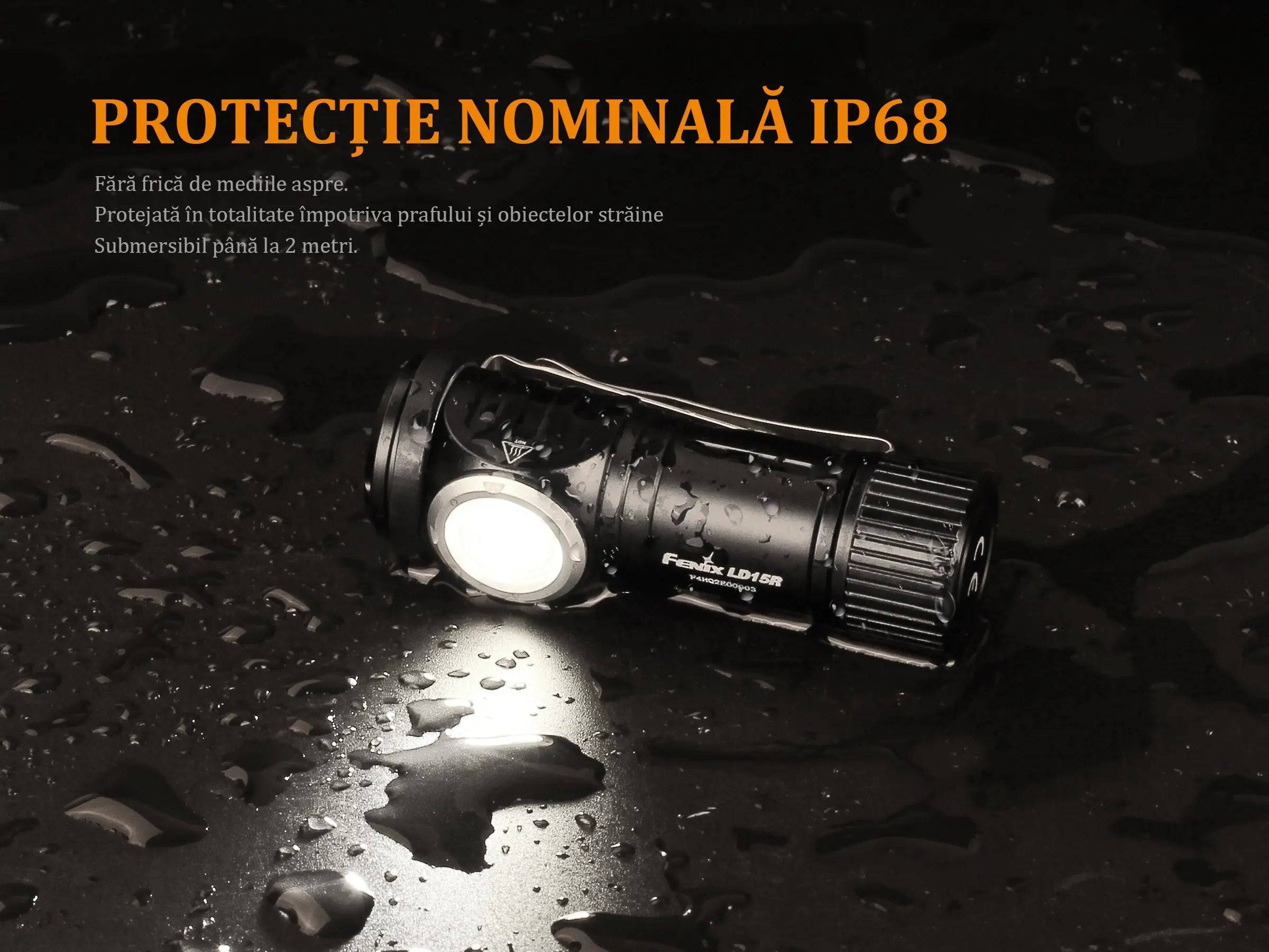Lanterna frontala Fenix LD15R reincarcabila - Articole de Vanatoare