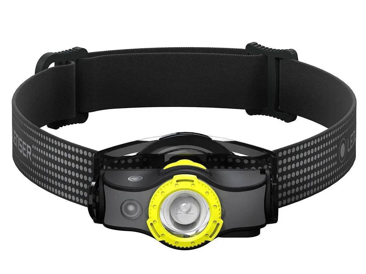 LANTERNA FRONTALA LED LENSER MH5 BLACK-YELLOW 400LM CABLU - Articole de Vanatoare