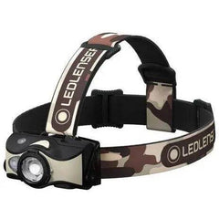 Lanterna frontala Led Lenser MH8 Black-Sand 600LM acumulator - Articole de Vanatoare