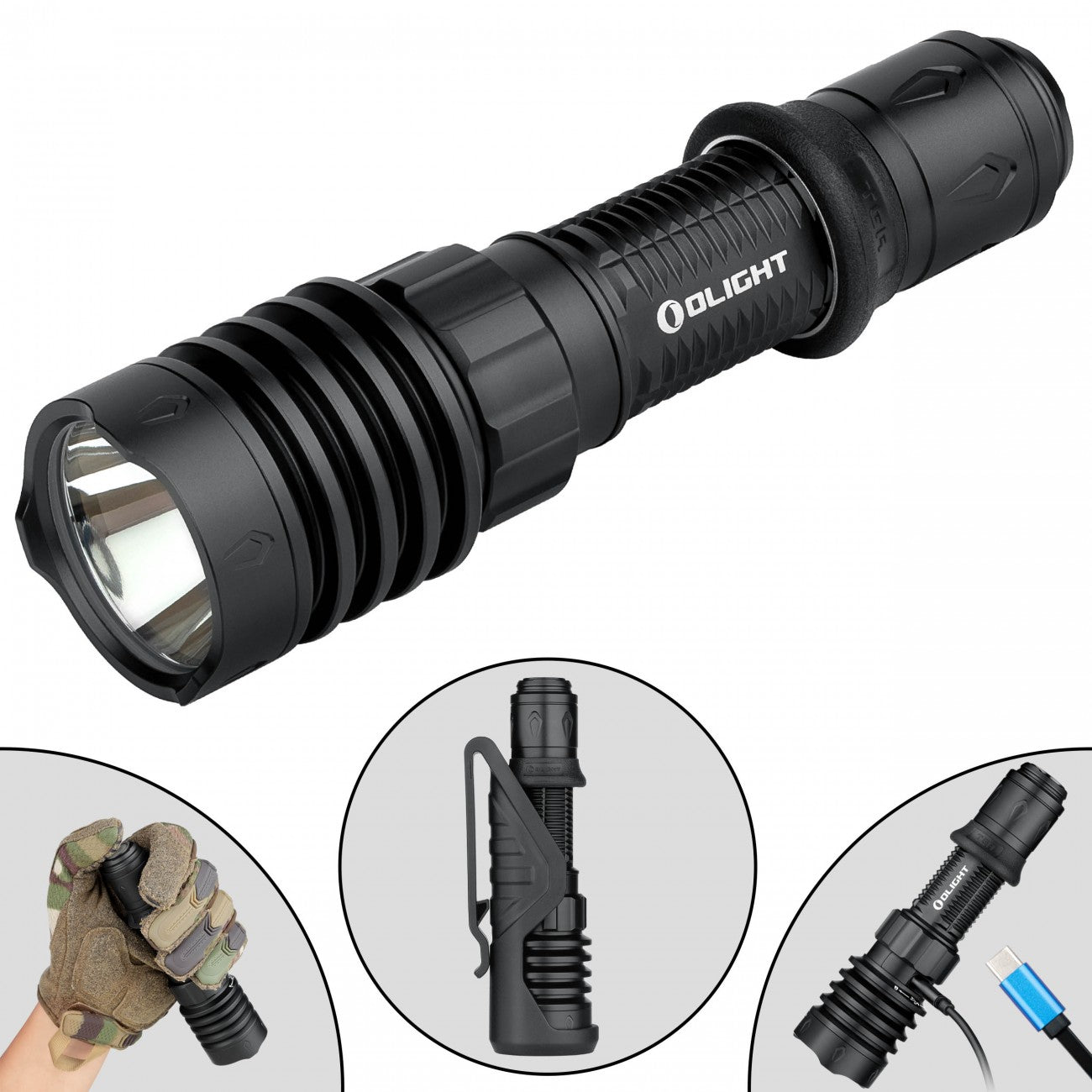 Lanterna Olight Warrior X4 630m 2600 Lumeni - Articole de Vanatoare