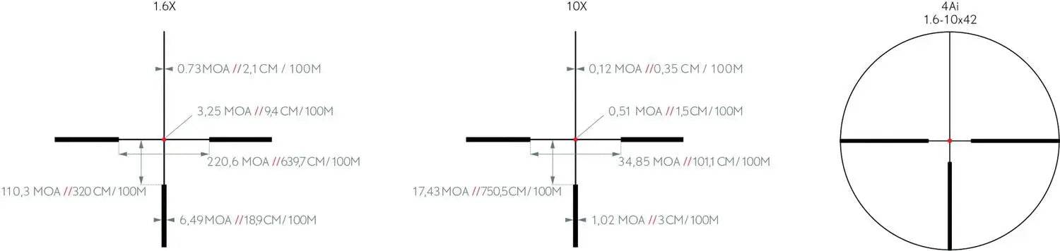 LUNETA KITE OPTICS K6 HD 6-10X42 IRA4I 30MM - Articole de Vanatoare