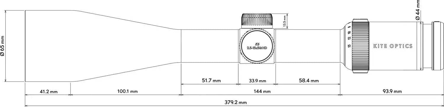 LUNETA KITE OPTICS K6 HD 5-15X56 IRA4I 30MM - Articole de Vanatoare