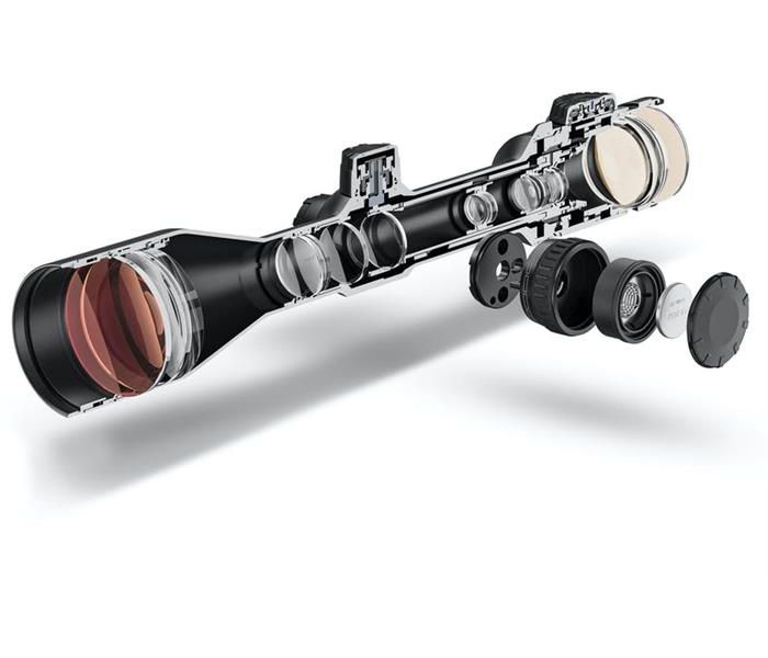 Luneta Zeiss V8 2.8-20x56 ASV articolevanatoare sectiune interna sistem optic