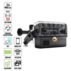 LYNXCAM Camera GPS live vision APP 4G LTE - Articole de Vanatoare