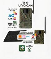 LYNXCAM LX3 camera live 4G GPS articolevanatoare panou solar camuflaj