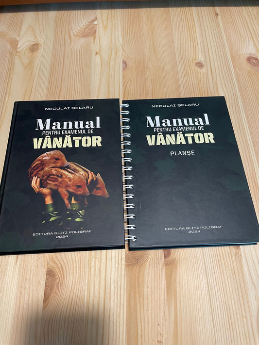 Manual si Planse Examenul Vanator 2024 - Articole de Vanatoare
