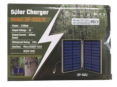 Mini Panou Solar Boly SP-02U - Articole de Vanatoare