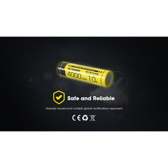 Nitecore NL1840HP Acumulator 18650 Li-Ion 4000 mAh PCB - Articole de Vanatoare