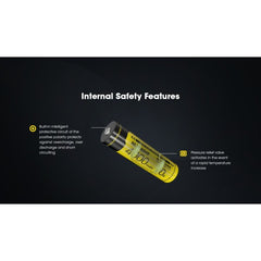 Nitecore NL1840HP Acumulator 18650 Li-Ion 4000 mAh PCB - Articole de Vanatoare