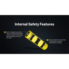 Nitecore NL2160HP High Drain Acumulator 21700 Li-Ion 6000 - Articole de Vanatoare