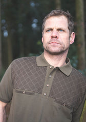 Orbis tricou kaki tip polo cu buzunare