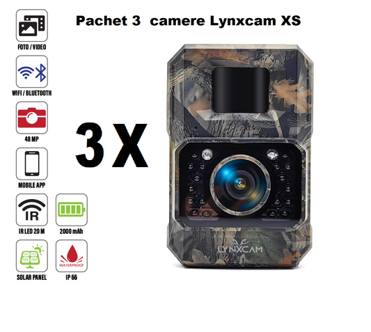 Pachet camere LynxCam XS - Articole de Vanatoare