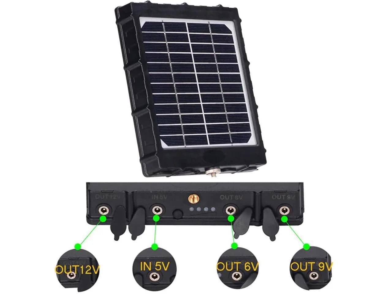 Panou solar camere 5v 6v 9v 12v 8000 - Articole de Vanatoare
