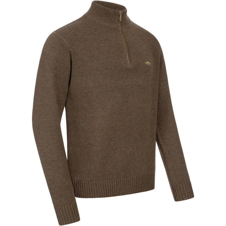Pulover Blaser Wool HZ Dark Bro - Articole de Vanatoare