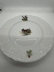 Set 18 piese farfurii ceramica motive vanatoare - Articole de Vanatoare