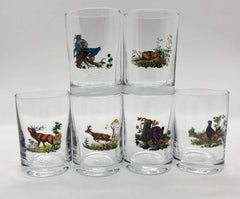 Set pahare tarie motiv vanatoare 35 ml - Articole de Vanatoare