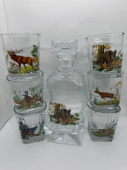 Set Sticla Spirtoase Pahare - Articole de Vanatoare