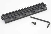 Sina inaltator Picatinny UTG Super Slim 12.7mm articolevanatoare aluminiu negru cu cheie si surub