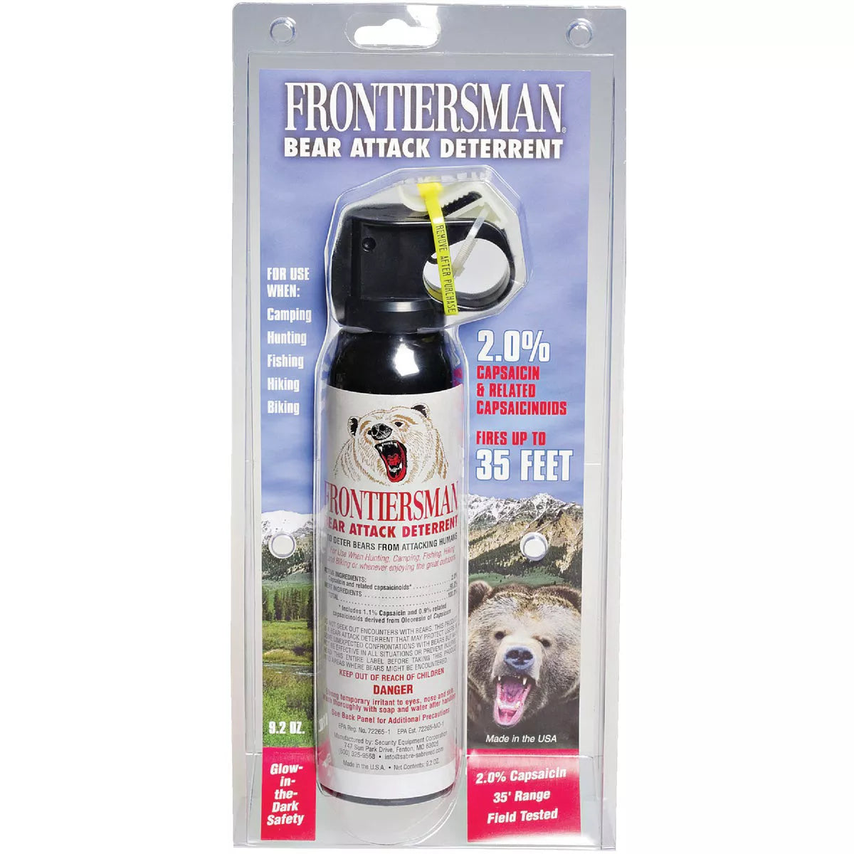Spray anti urs Frontiers Man 272 ml Husa - Articole de Vanatoare