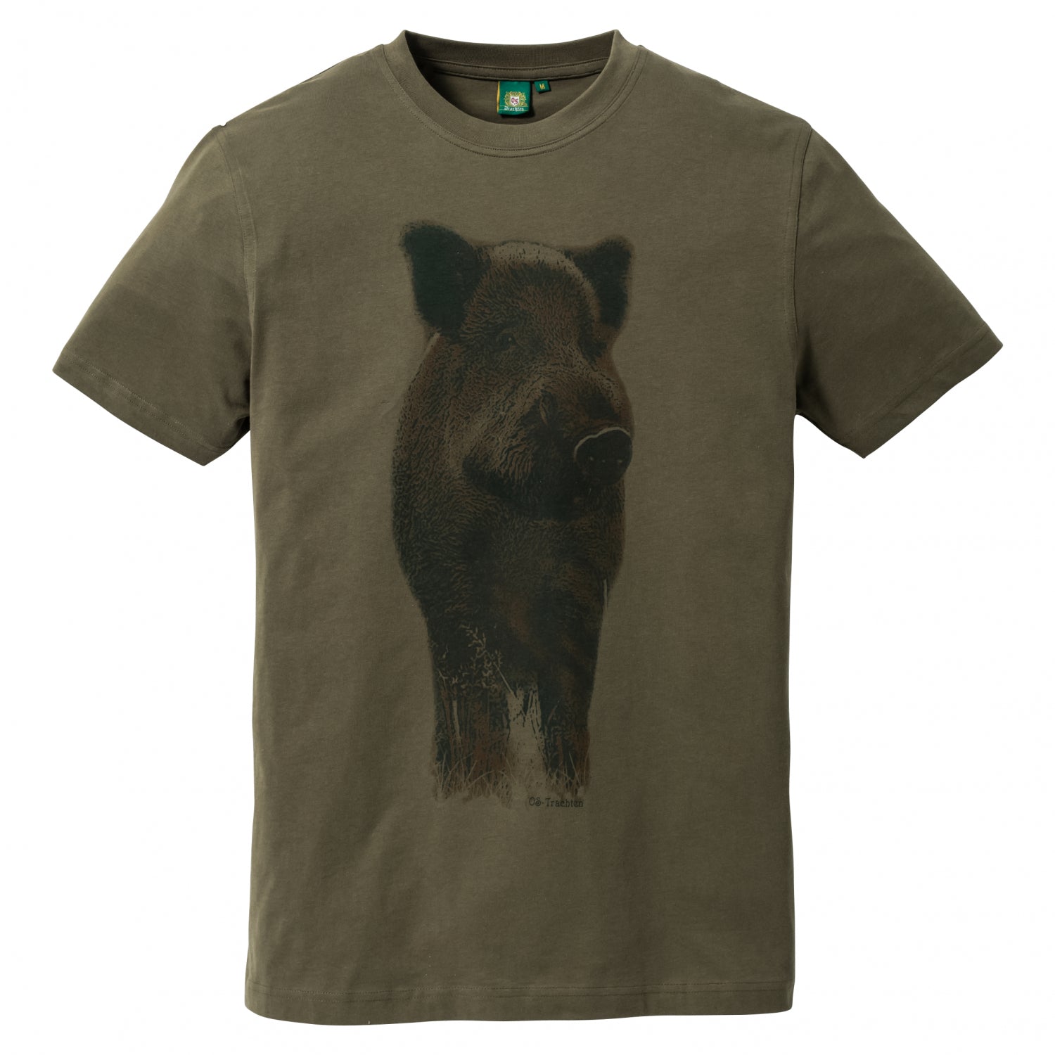 Tricou Orbis kaki imprimeu mistret - Articole de Vanatoare