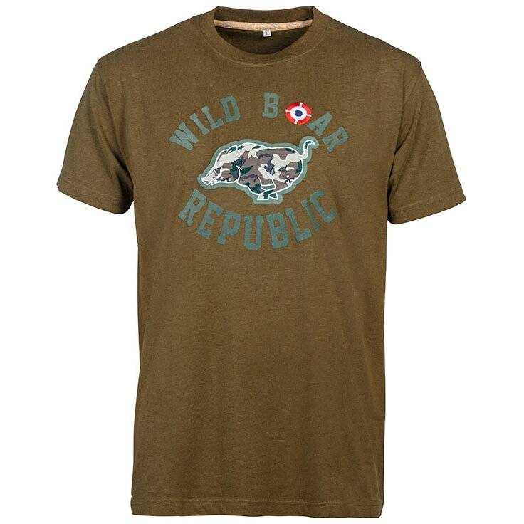 TRICOU TREESCO PERCUSSION WILLD BOAR REPUBLIC KAKI - Articole de Vanatoare