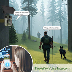 Camera Live 4G cu panou solar acumulator incorporat