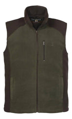 VESTA KAKI FLEECE BRODERIE TREESCO - Articole de Vanatoare