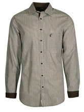 Camasa Orbis Trachten alb cu verde