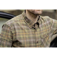 BLASER CAMASA JULIAN FLANNEL GREEN/ORANGE (Copy)