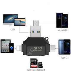Cititor De Card Cu Adaptor 5 In 1