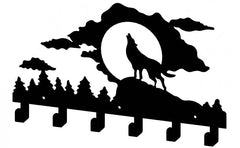 Cuier Metalic Lup Singuratic