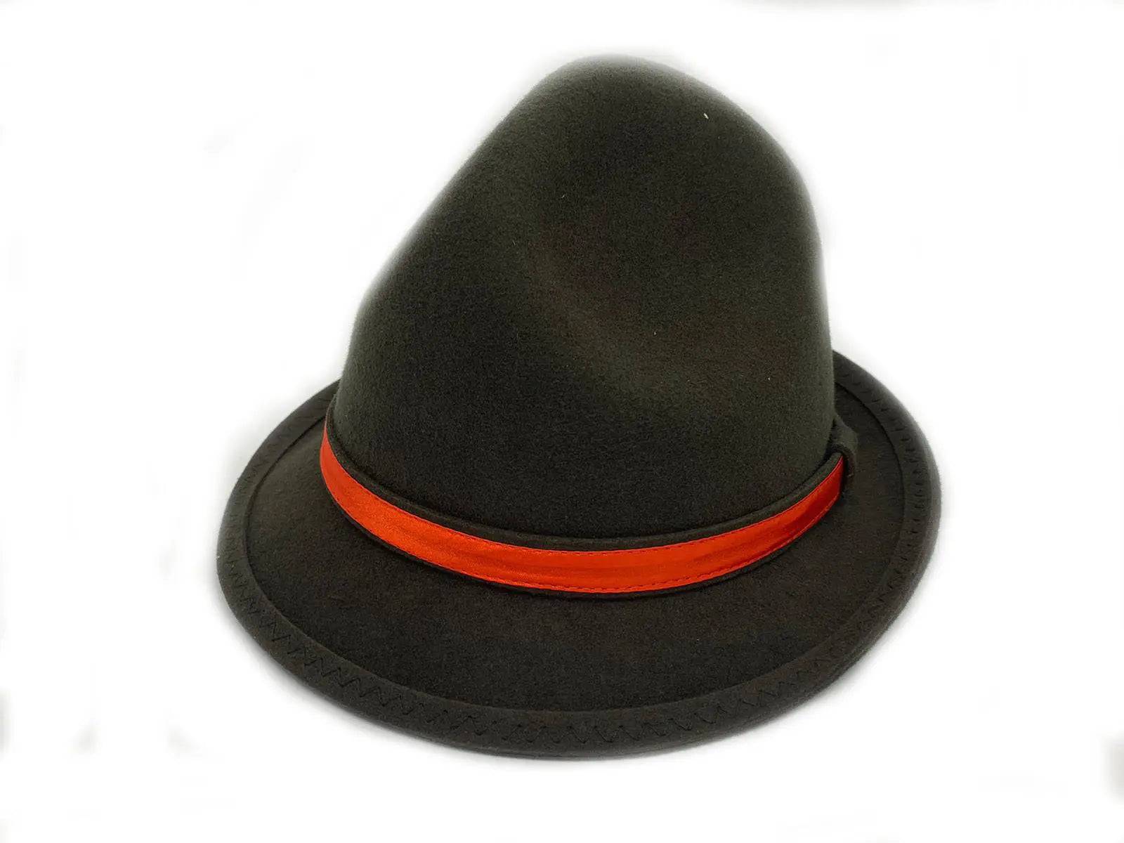 Palarie vanator cu banda orange reversibila