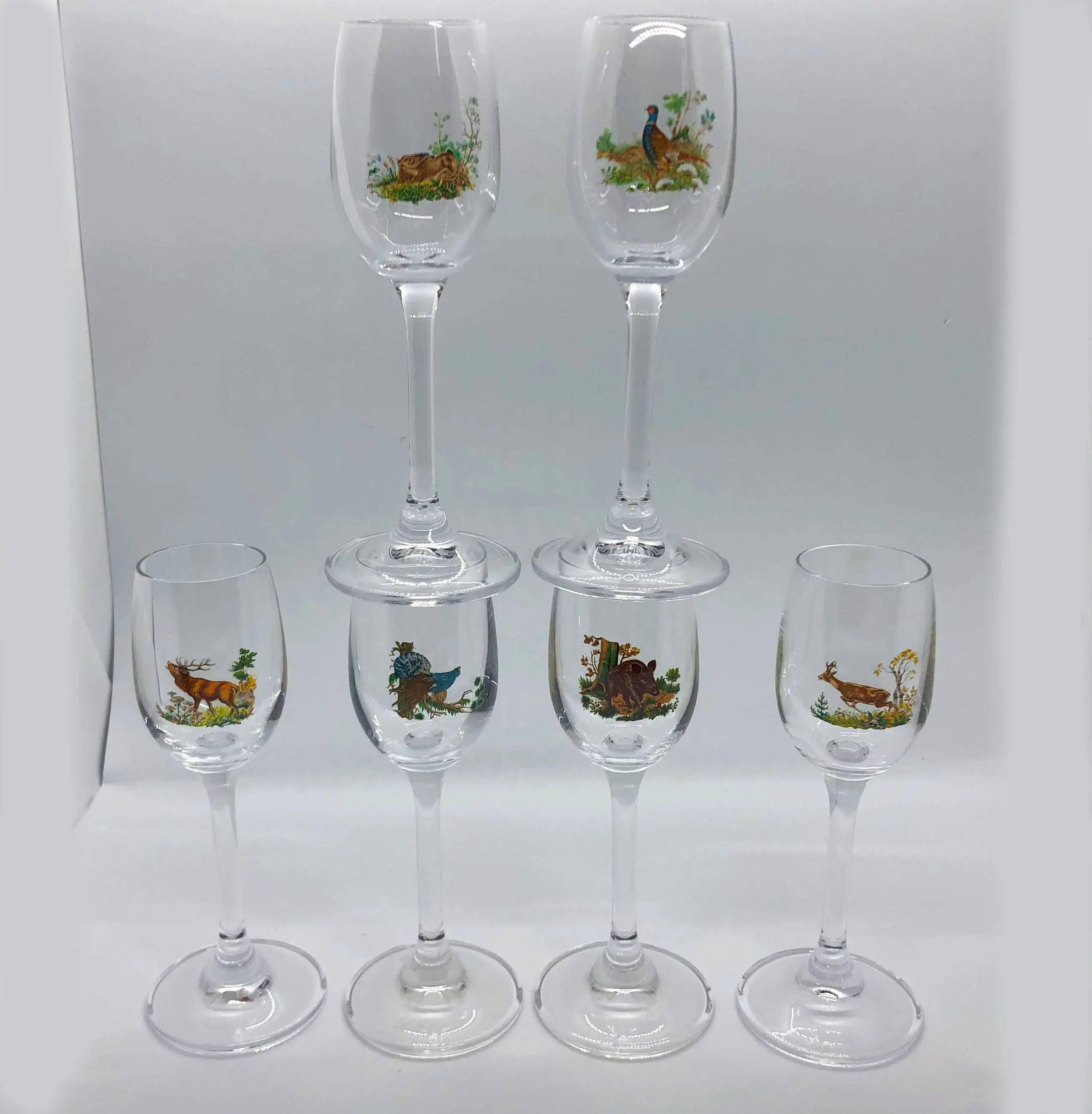 Set 6 pahare tarie lichior visinata