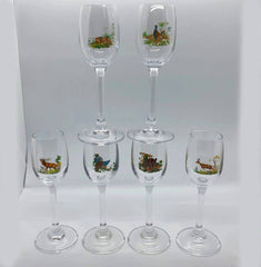 Set 6 pahare tarie lichior visinata