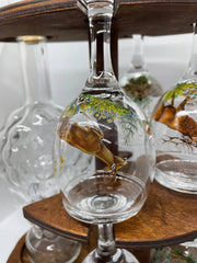 Set Sticla cu 6 pahare motive vanatoresti