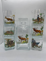 Set sticla tarie cu 6 pahare